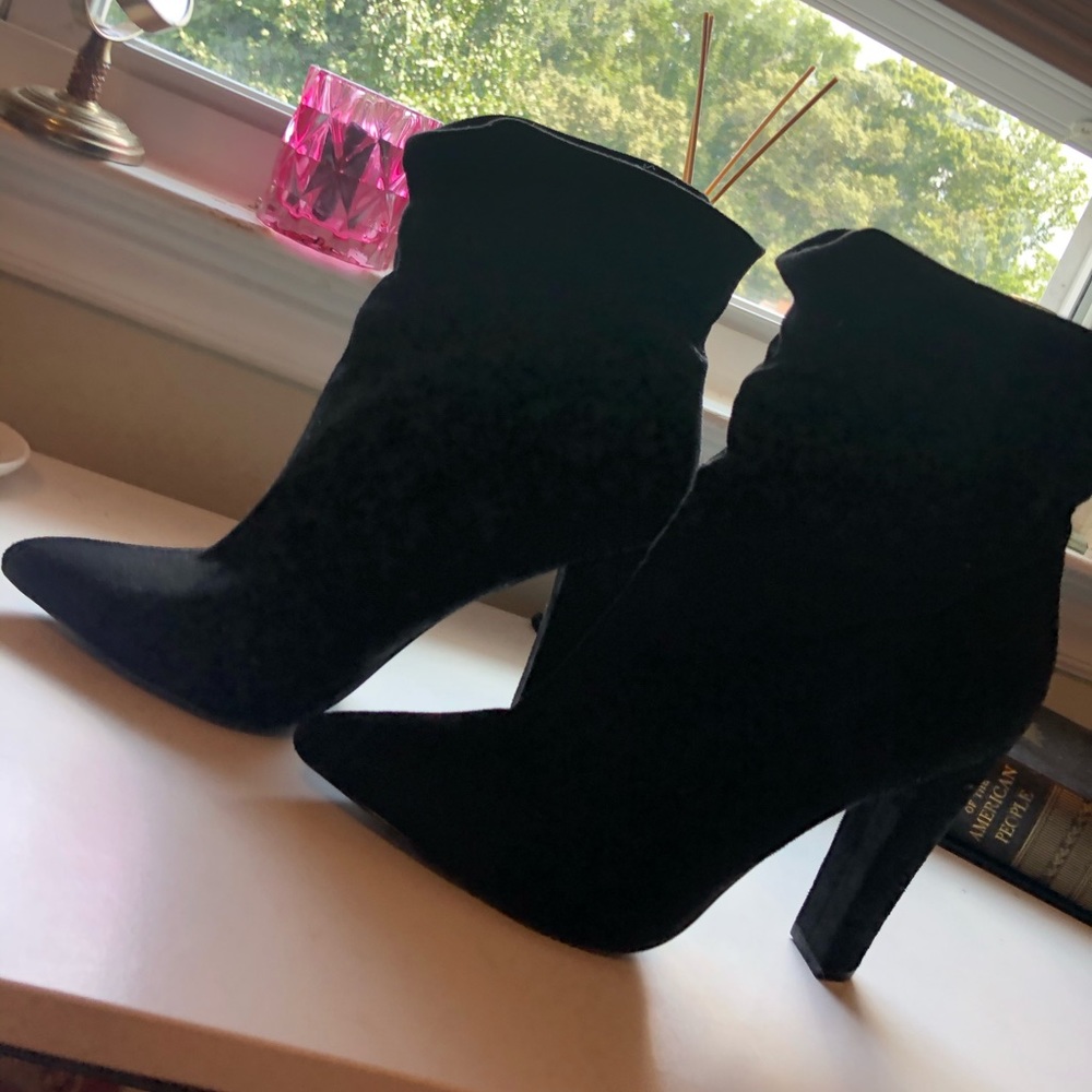 Heeled Back ankle boots